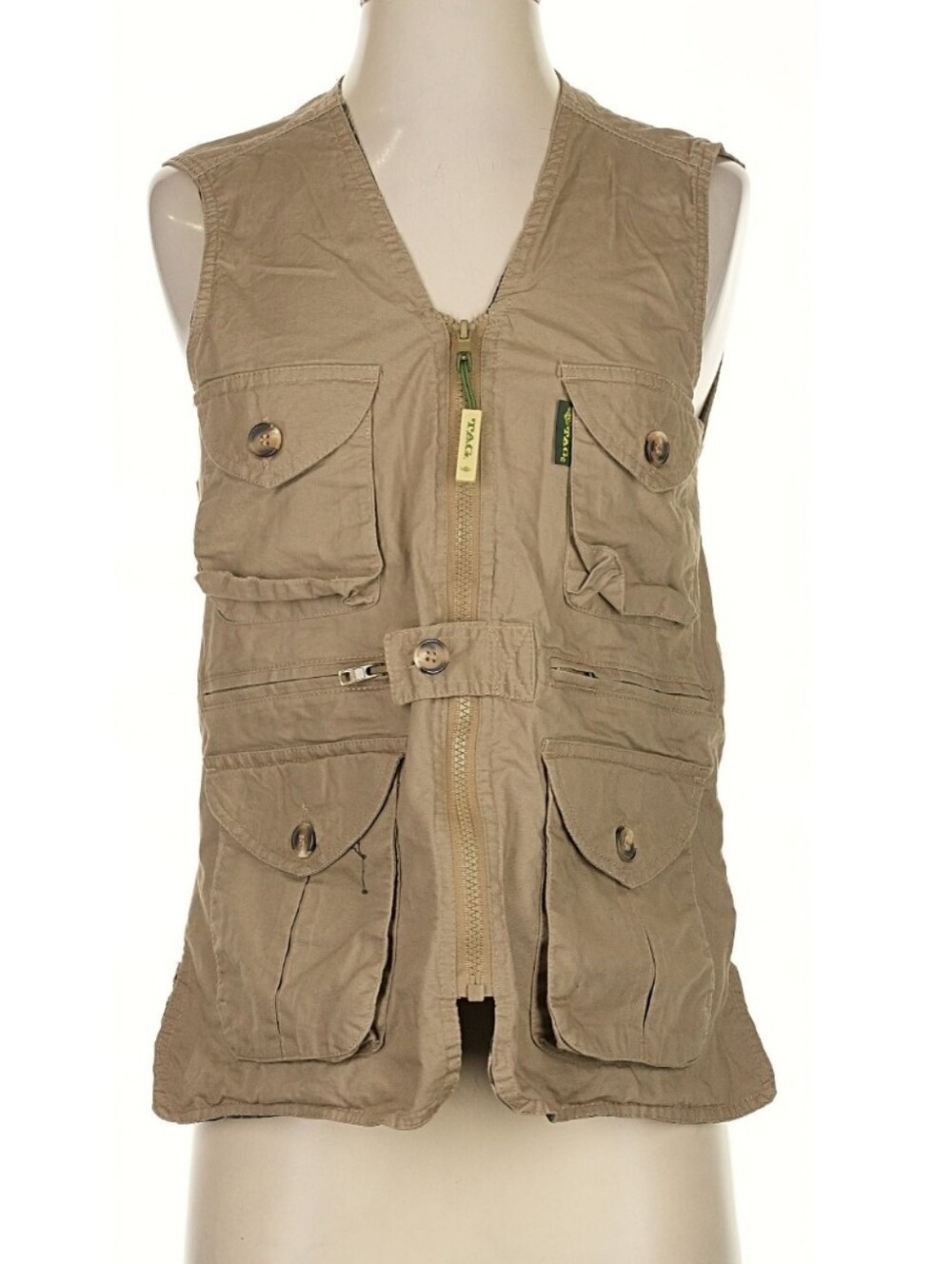 Tag Safari Vest Womens Small